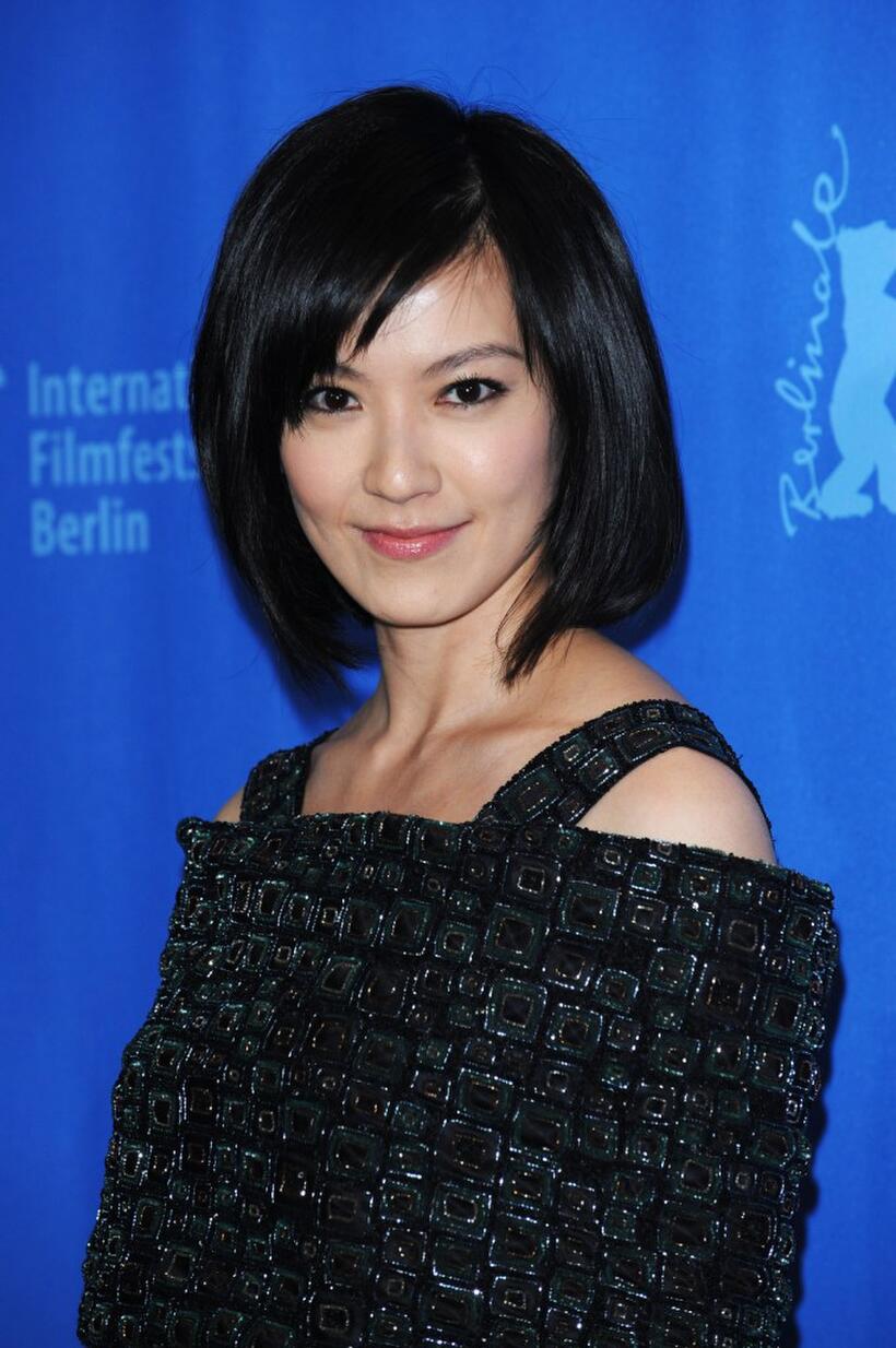 Kelly Lin at the photocall of "Sparrow" during the 58th Berlinale Film Festival.