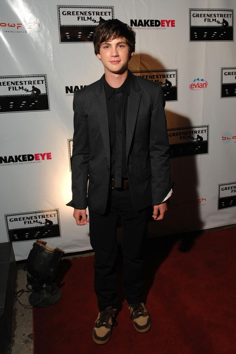 Logan Lerman at the after party of the premiere of "Bill" during the Toronto International Film Festival 2007.