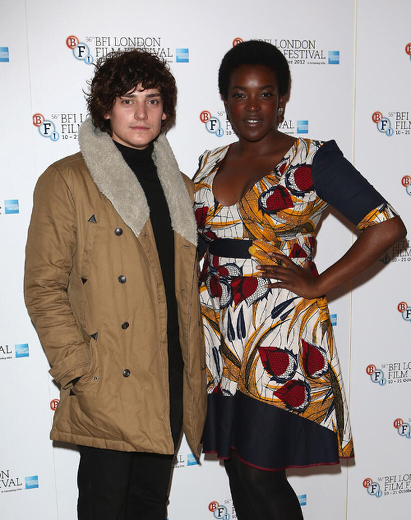 Aneurin Barnard and Wunmi Mosak at the premiere of "Citadel" during the 56th BFI London Film Festival.