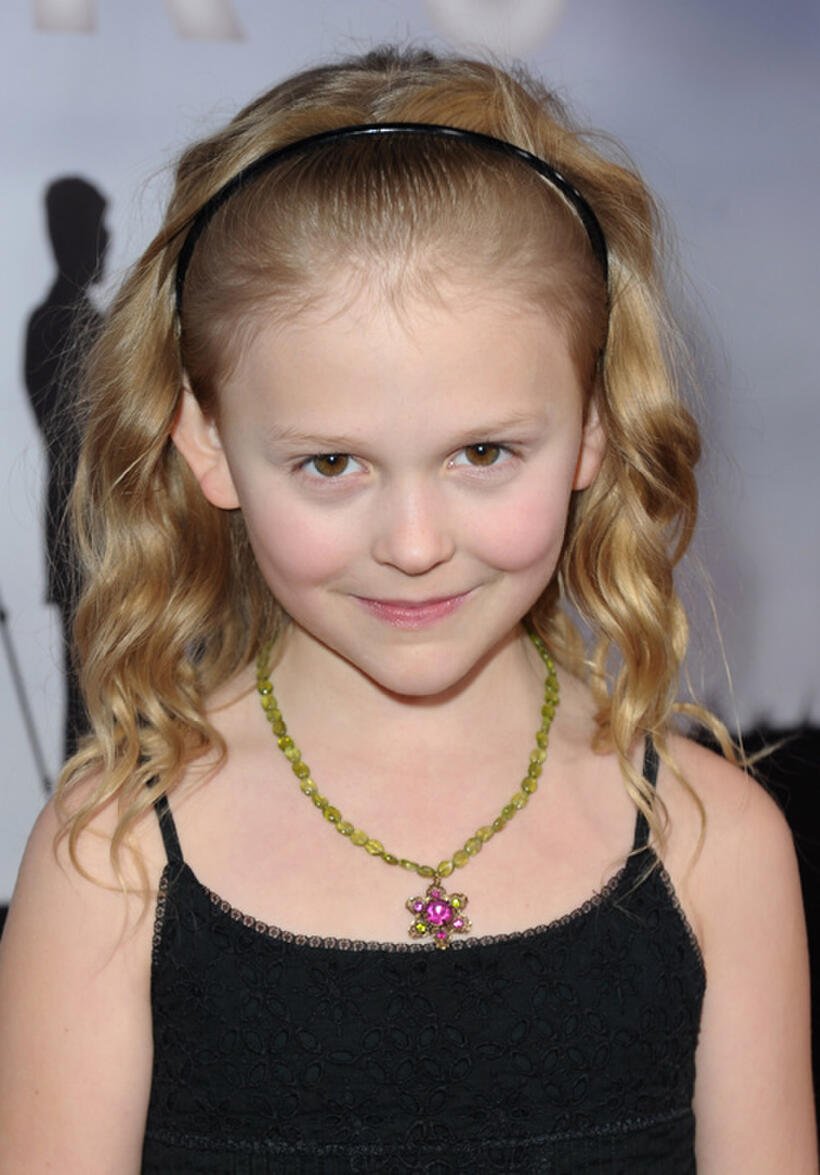Emily Alyn Lind at the Blu-ray and DVD Release party of "Super 8" in California.