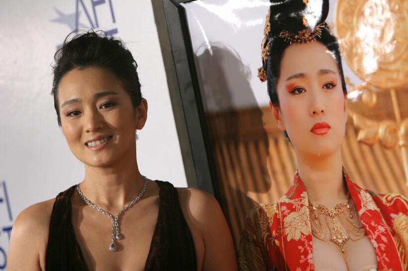 Gong Li at the AFI FEST 2006 for world premier of "The Curse of the Golden Flower".