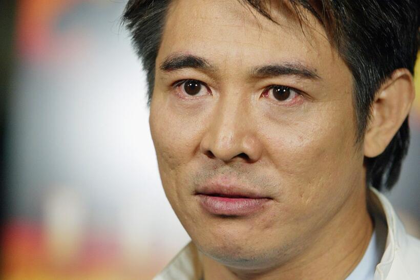 Jet Li at the premiere of "Hero".