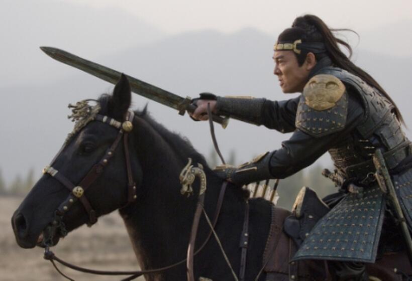 Jet Li as Emperor Han in "The Mummy: Tomb of the Dragon Emperor."