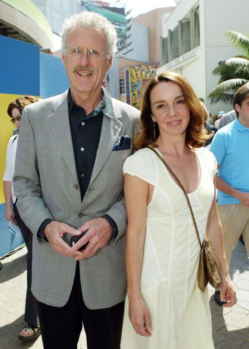 Producer Jake Eberts and Philippine Leroy-Beaulieu at the premiere of "Two Brothers."