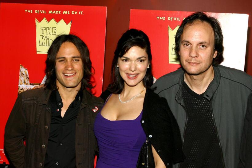 Gael Garcia Bernal, Laura Herring and Milo Addica at the premiere of "The King."
