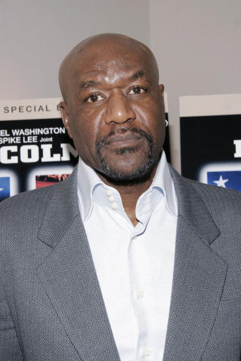 Delroy Lindo at the ceremony commemorating the 40th Anniversary of the Death of Malcolm X in N.Y.