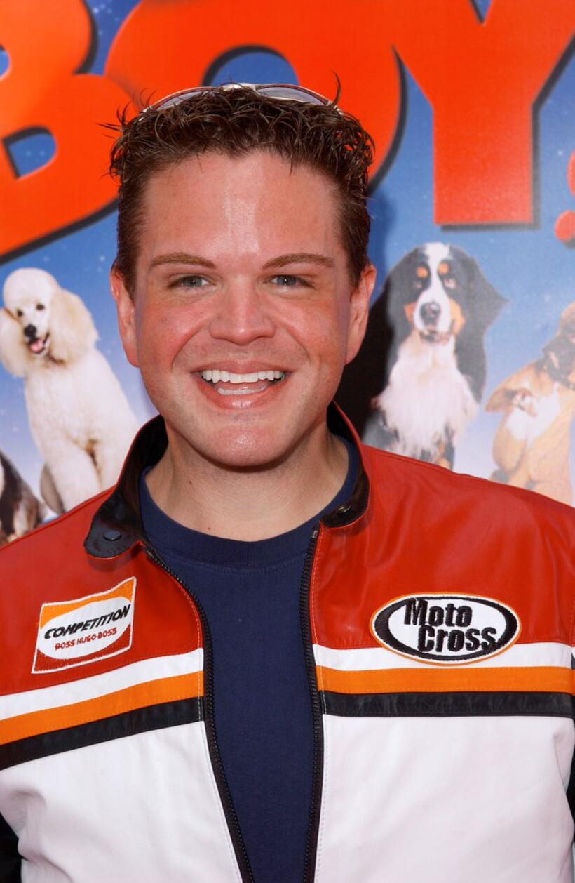 Ron Lester at the UA premiere of "Good Boy."