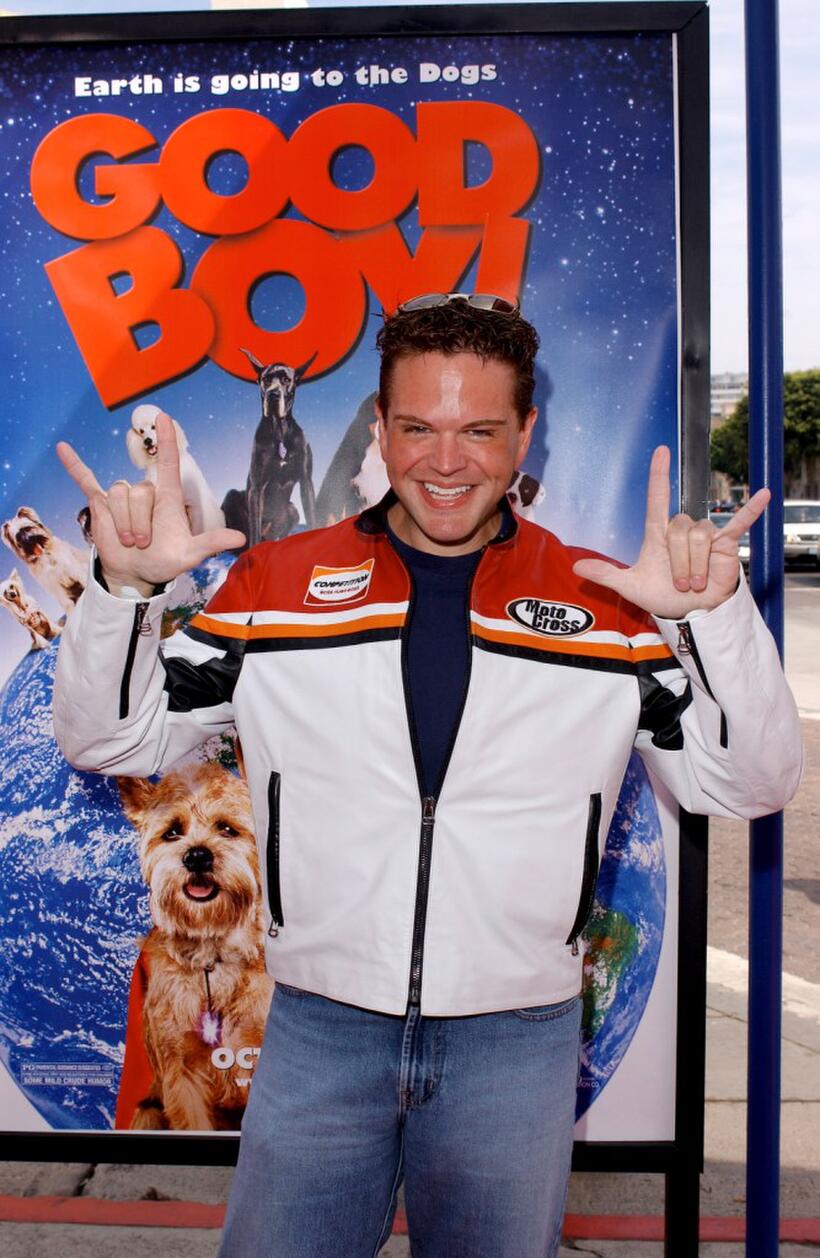 Ron Lester at the UA premiere of "Good Boy."
