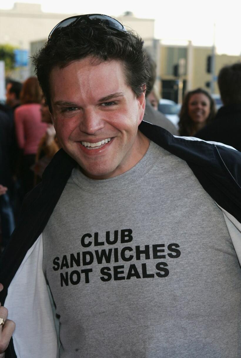 Ron Lester at the Los Angeles premiere of "Reefer Madness."