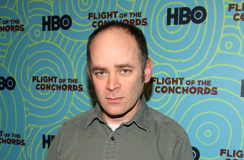 Todd Barry at the "Flight of the Conchords" season 2 viewing party.
