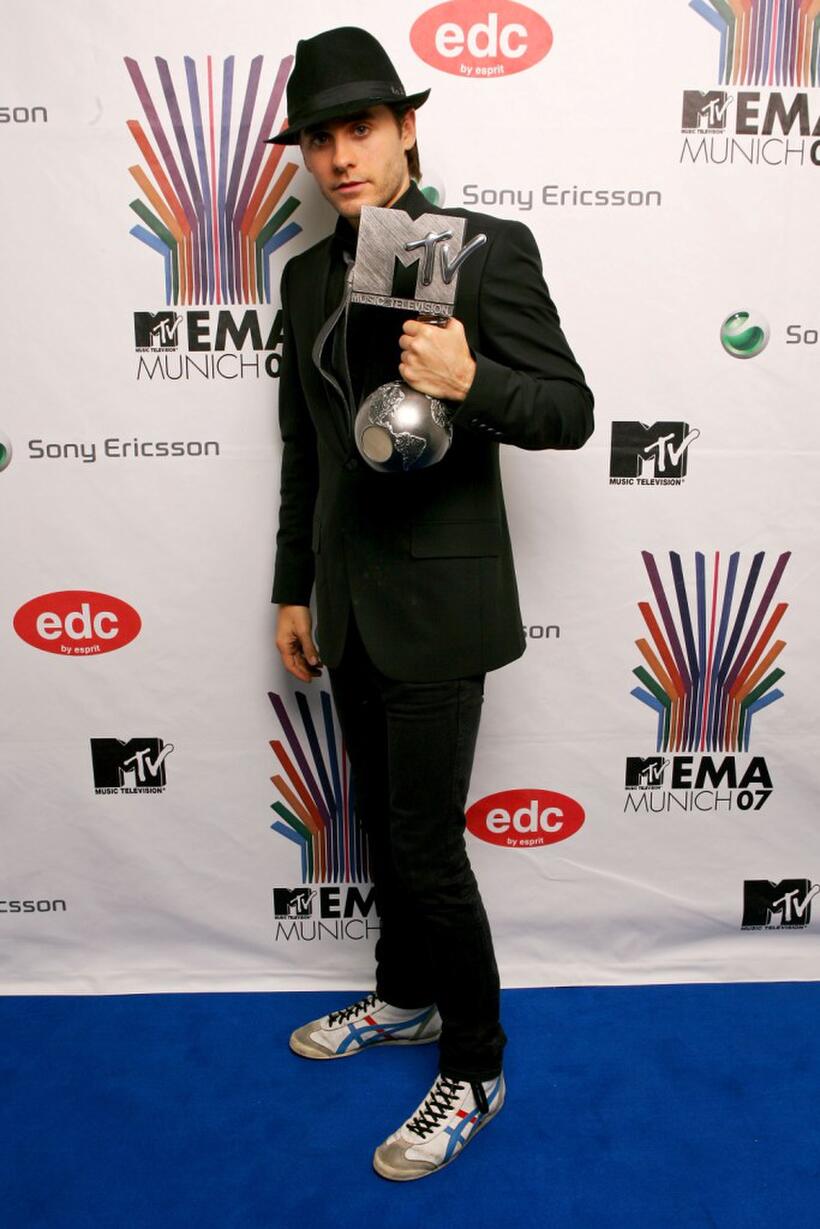 Jared Leto at the MTV Europe Music Awards 2007.
