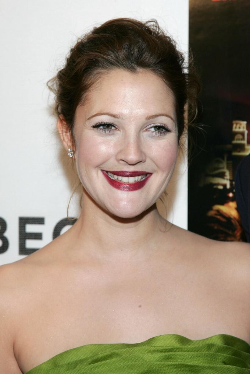 Drew Barrymore at the premiere of "Lucky You" during the 2007 Tribeca Film Festival.