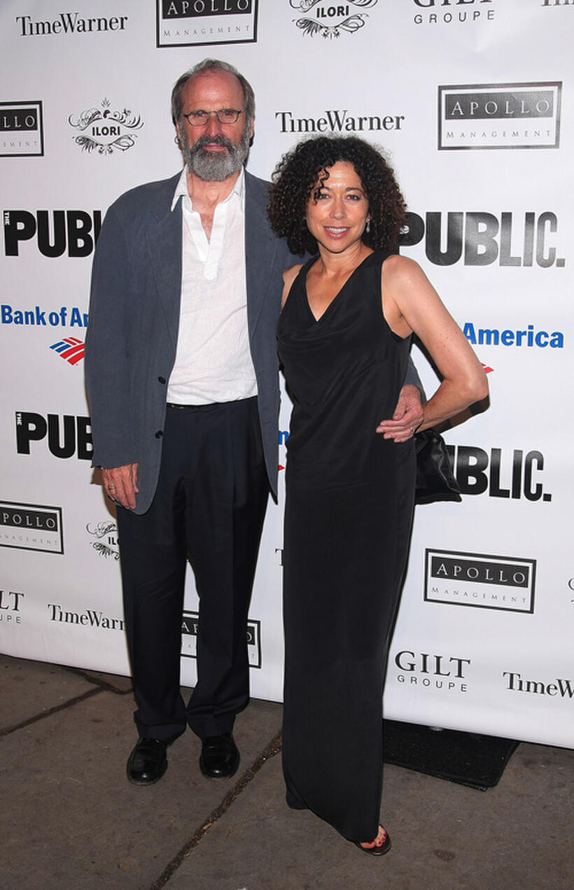 Director Daniel Sullivan and Mimi Lieber at the 2009 Shakespeare in the Park opening night performance of "Twelfth Night" in New York.
