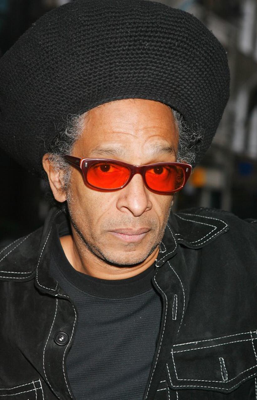 Don Letts at the Paul Simonon: New Paintings - private view.