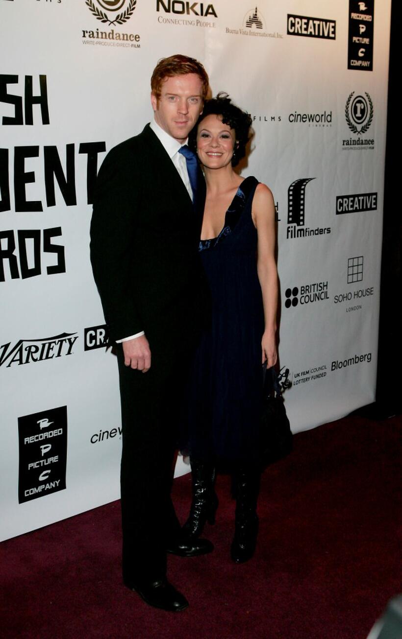 Damian Lewis and Helen McCrory at the British Independent Film Awards.