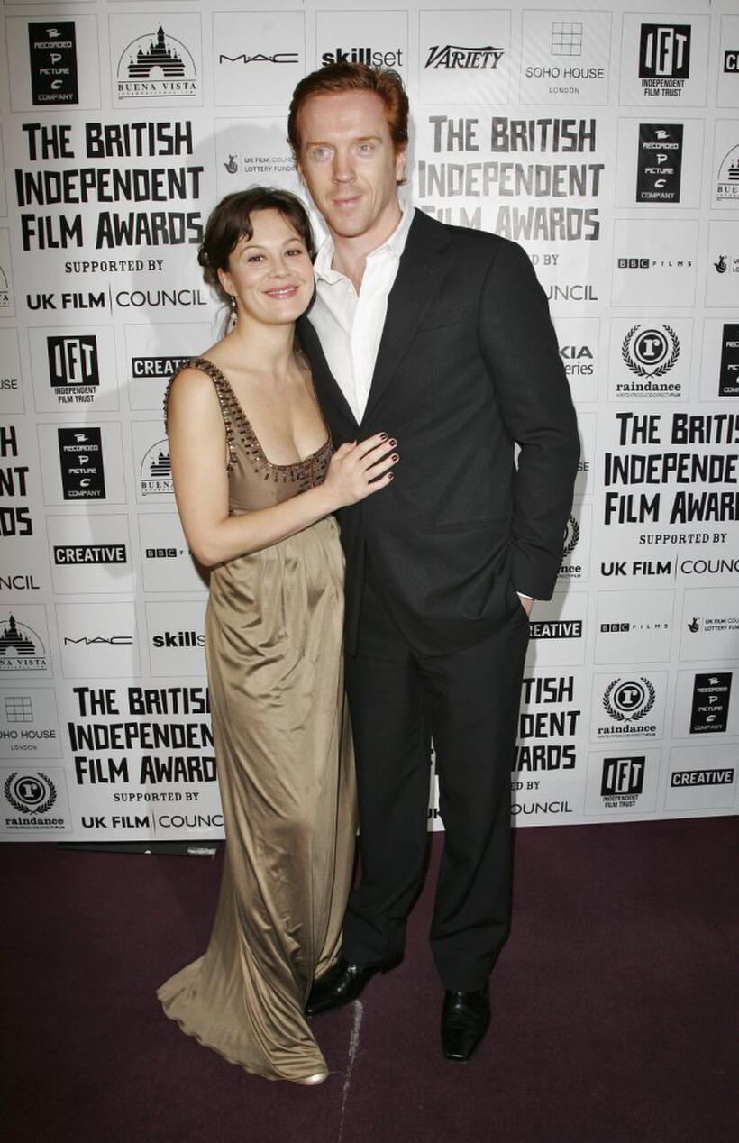 Helen McCrory and Damian Lewis at the British Independent Film Awards.