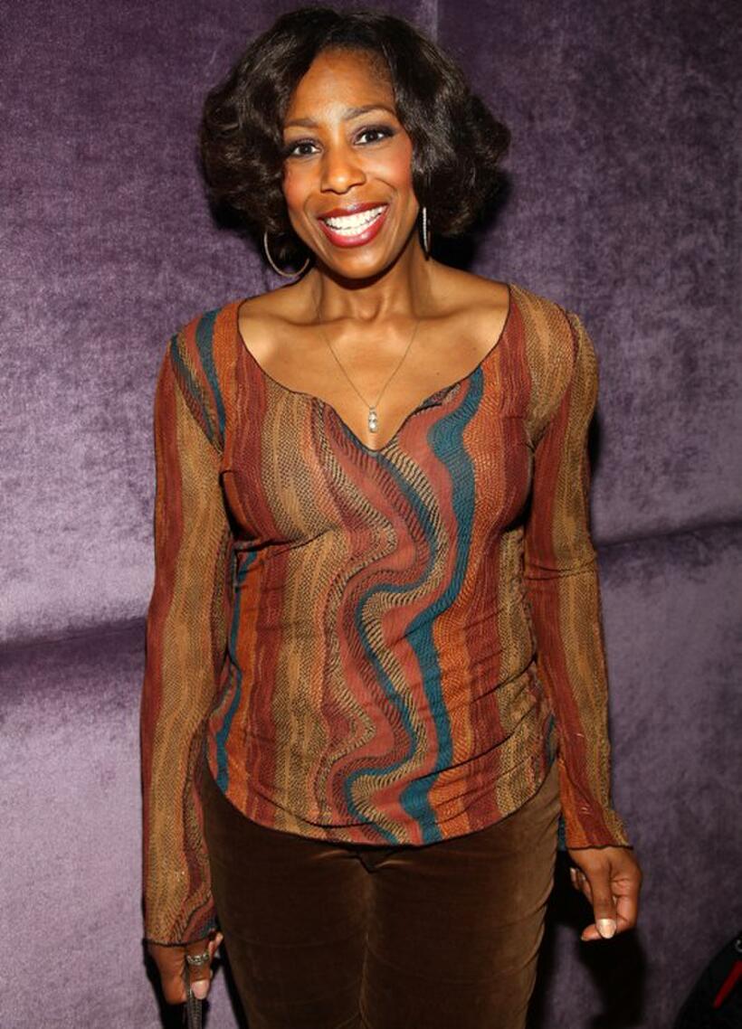 Dawnn Lewis at the party celebrating Chandra Wilson's debut in "Chicago" on Broadway.