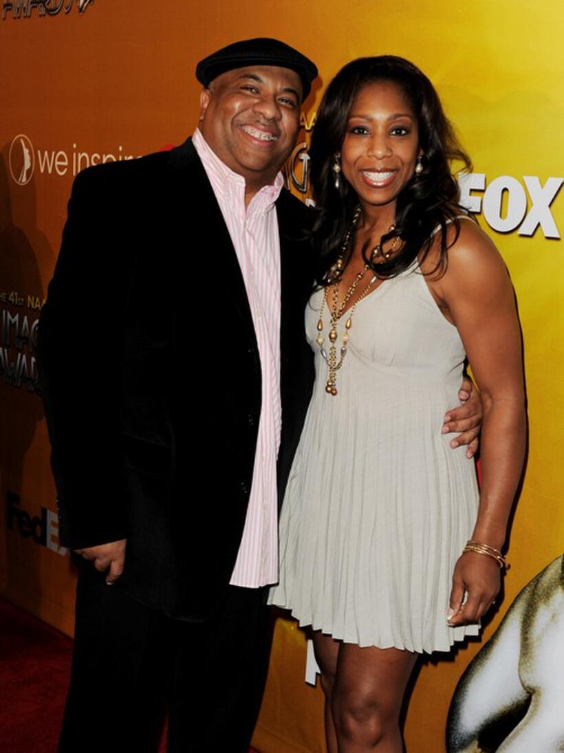 Don Welch and Dawnn Lewis at the 41st Annual NAACP Image Awards Nominee Luncheon.