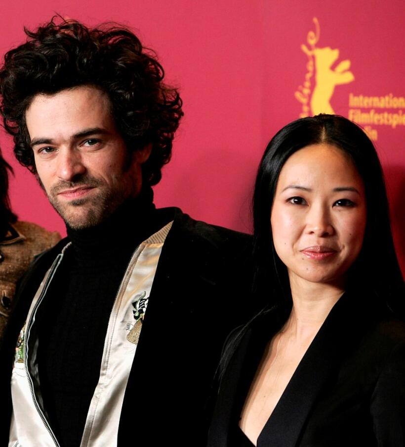 Romain Duris and Linh-Dan Pham at the photocall of "De Battre Mon Coeur Sest Arrete" during the 55th Annual Berlinale International Film Festival.
