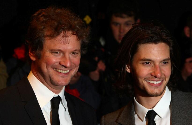 Colin Firth and Ben Barnes at the UK premiere of "Easy Virtue" during the BFI 52nd London Film Festival.
