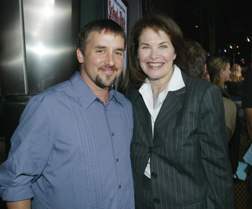 Richard Linklater and Sherry Lansing at the premiere of "School of Rock."