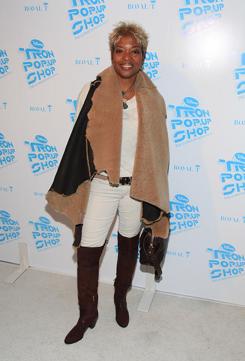 Tina Lifford at the Disney Consumer Products' Tron Pop-up Shop private opening celebration.
