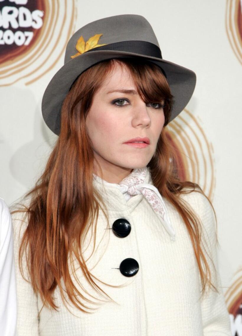 Jenny Lewis at the 2007 mtvU Woodie Awards.