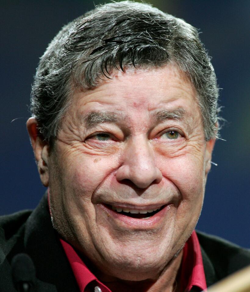 Jerry Lewis at the opening session of the Video Software Dealers Association's annual home video convention.