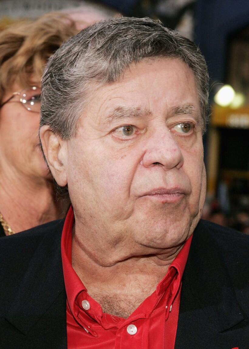 Jerry Lewis at the California premiere of "Poseidon".