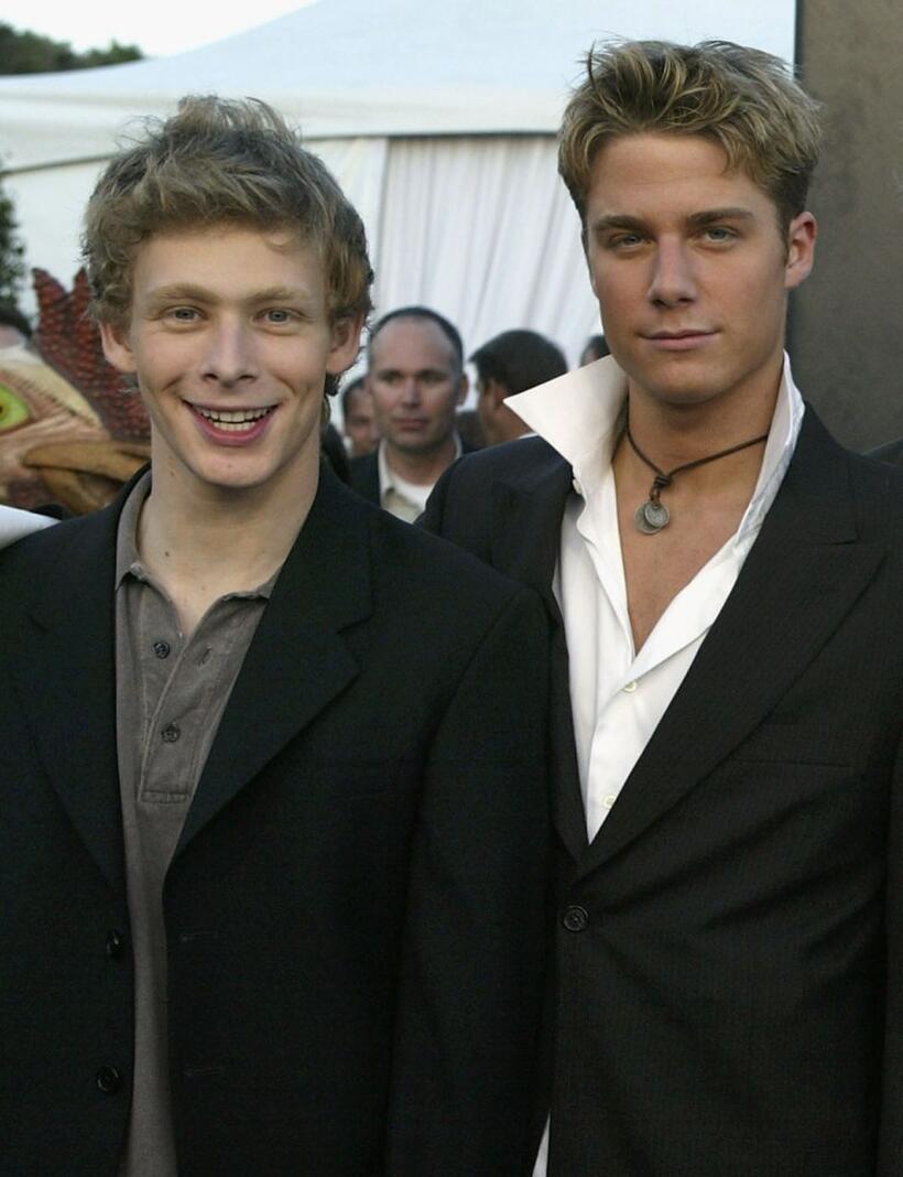 Johnny Lewis and Jake McDorman at the Fox Network New Season Launch Event party.