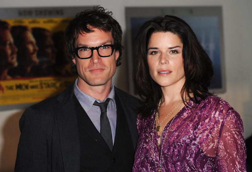 John Light and Neve Campbell at the premiere of "The Men Who Stare at Goats" during the BFI 53rd London Film Festival.