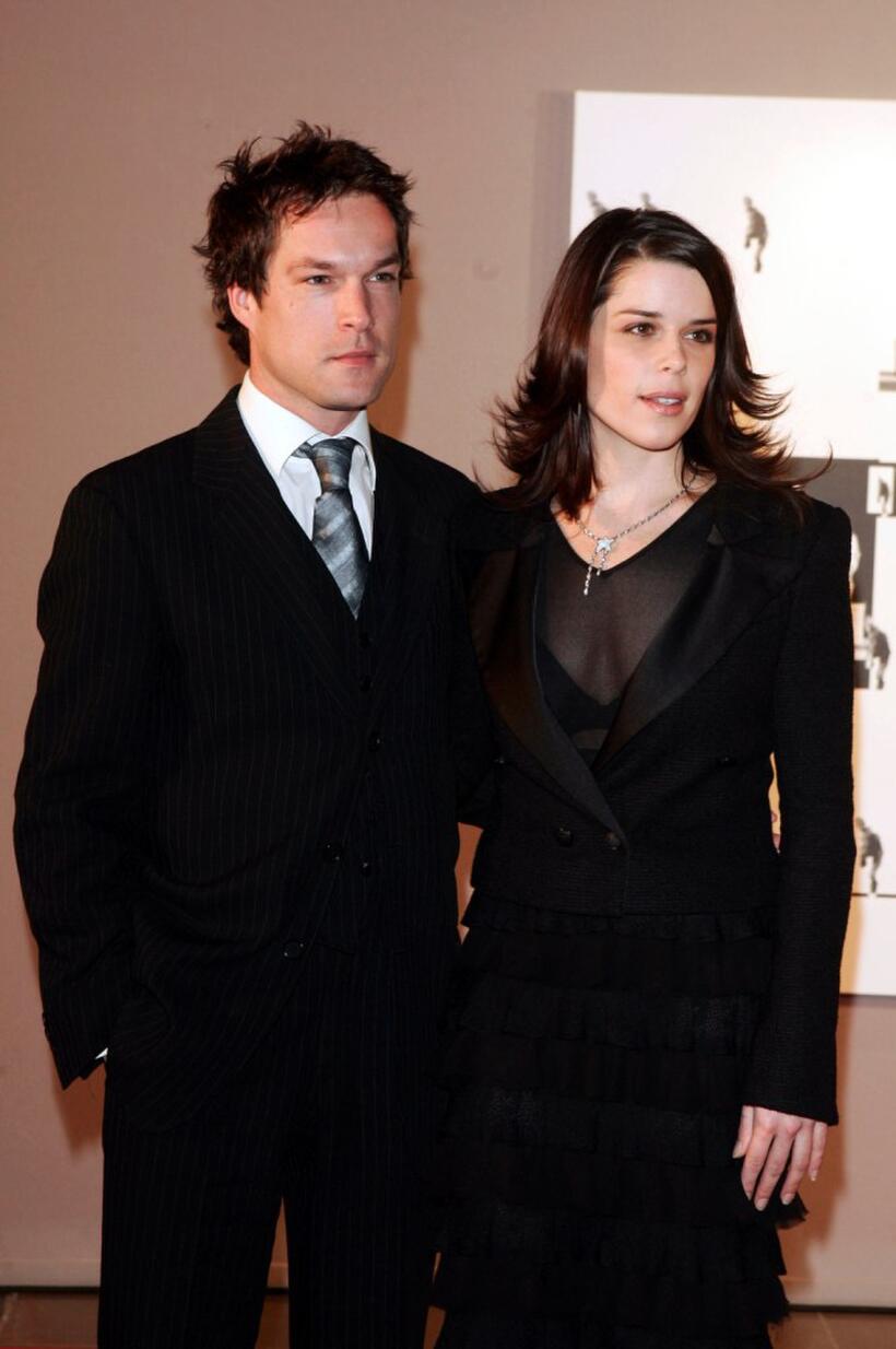 John Light and Neve Campbell at the Nijinsky Awards ceremony.