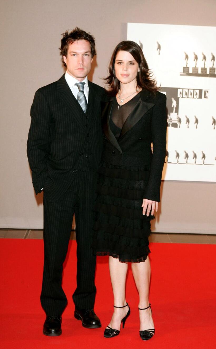 John Light and Neve Campbell at the Nijinsky Awards ceremony.