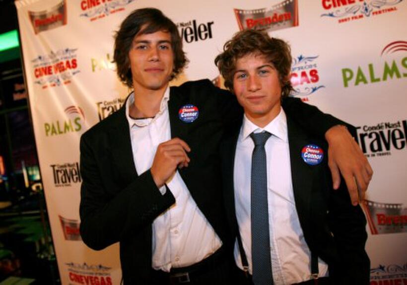 Escher Holloway and Alex D. Linz at the screening of "Choose Connor" during the 2007 CineVegas film festival.