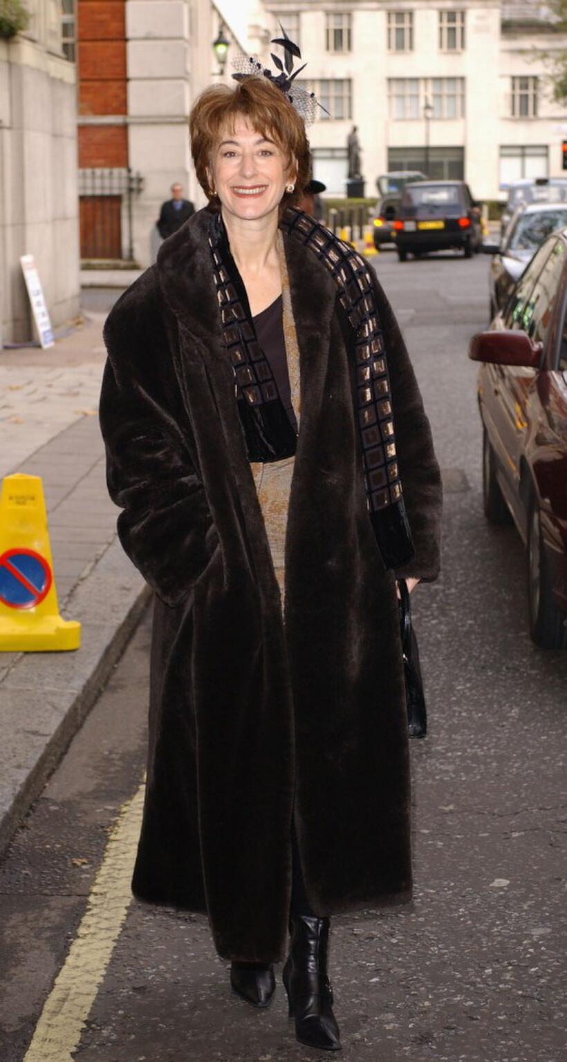 Maureen Lipman at the Evening Standard Theatre Awards.