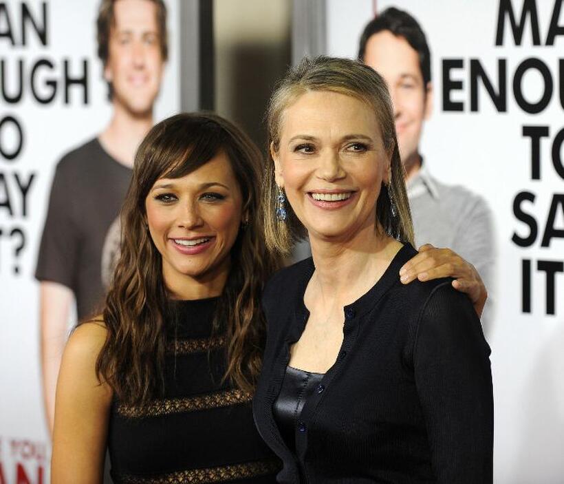 Rashida Jones and Peggy Lipton at the premiere of "I Love You, Man."
