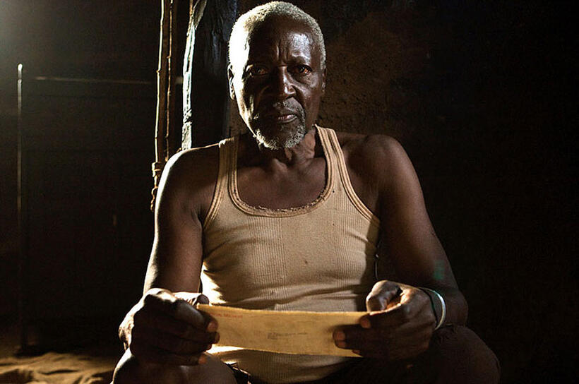 Oliver Litondo as Maruge in "The First Grader."