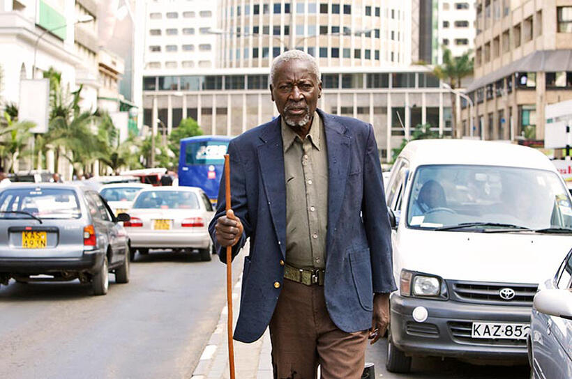 Oliver Litondo as Maruge in "The First Grader."