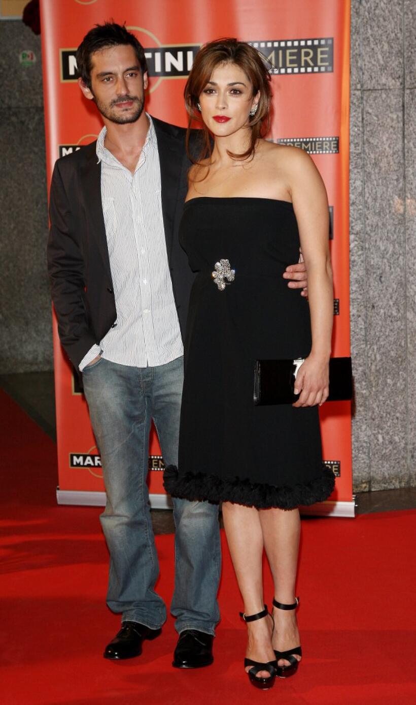 Marco Foschi and Valentina Lodovini at the Martini Premiere Awards ceremony.