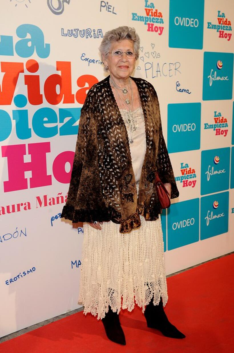 Pilar Bardem at the premiere of "La vida empieza hoy."
