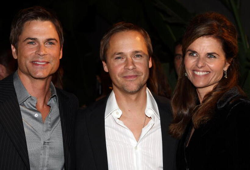 Rob Lowe, Chad Lowe and Maria Shriver at the Hollywood Entertainment Museum's Hollywood Legacy Awards XI.