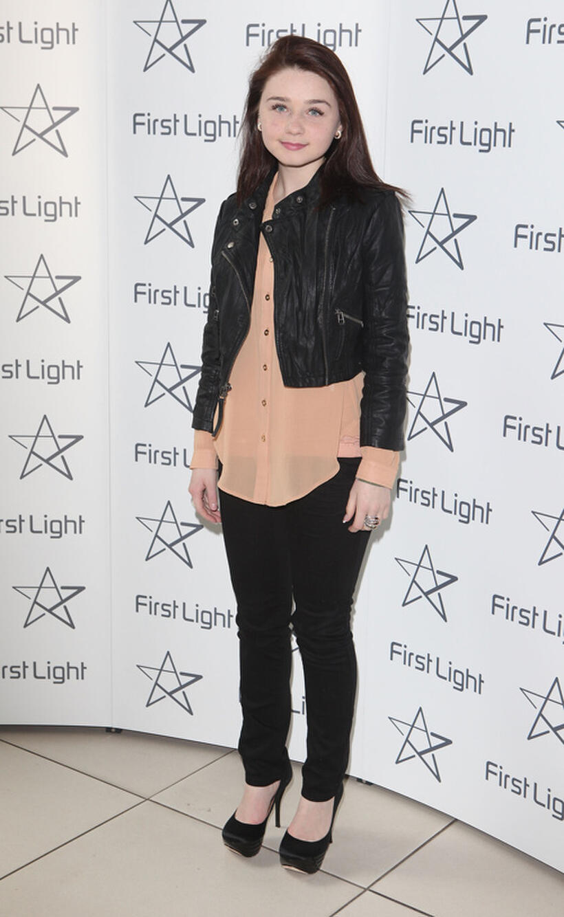 Jessica Barden at the First Light Movie Awards in England.
