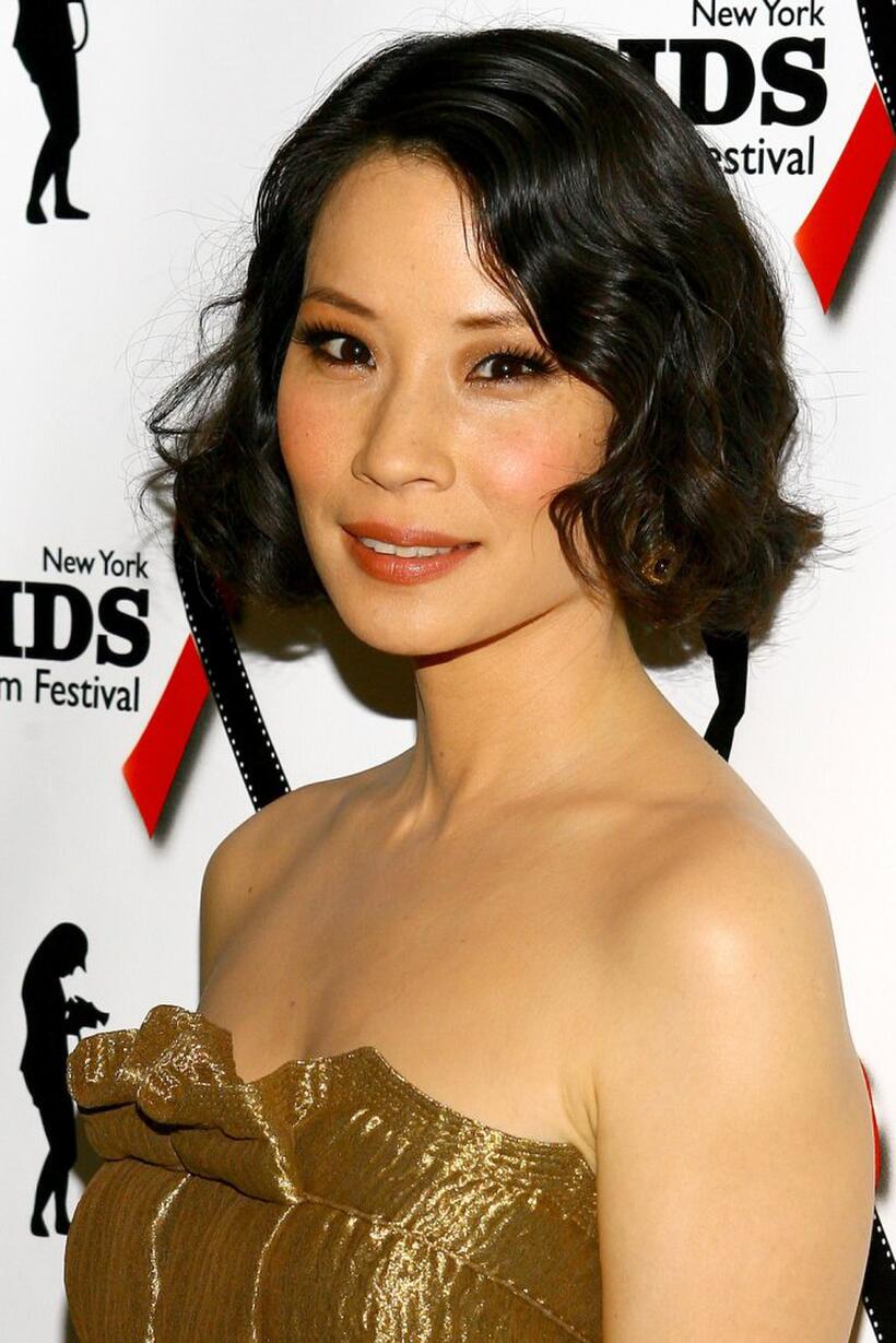 Lucy Liu at the The New York Aids Film Festival for "3 Needles".