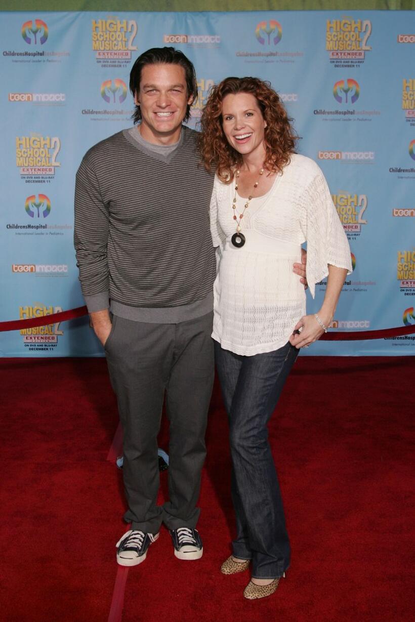 Bart Johnson and Robyn Lively at the premiere of "High School Musical 2."