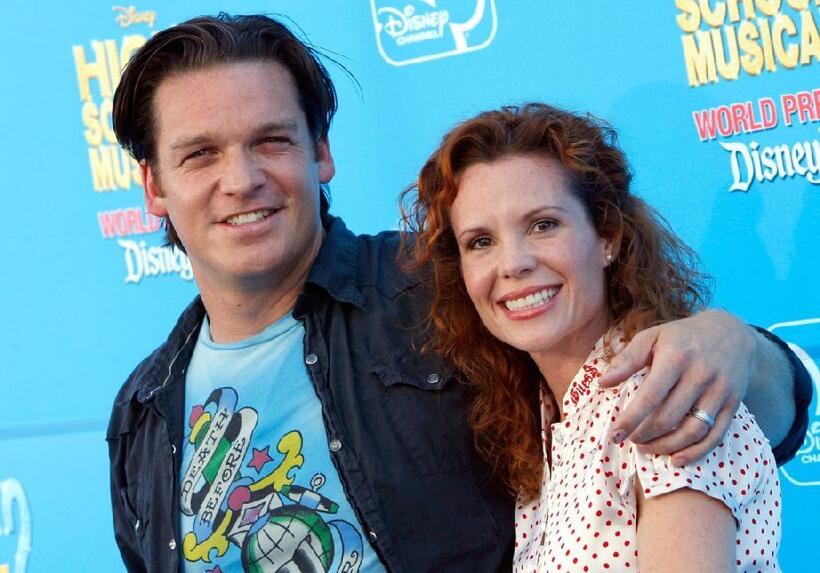 Bart Johnson and Robyn Lively at the premiere of "High School Musical 2."