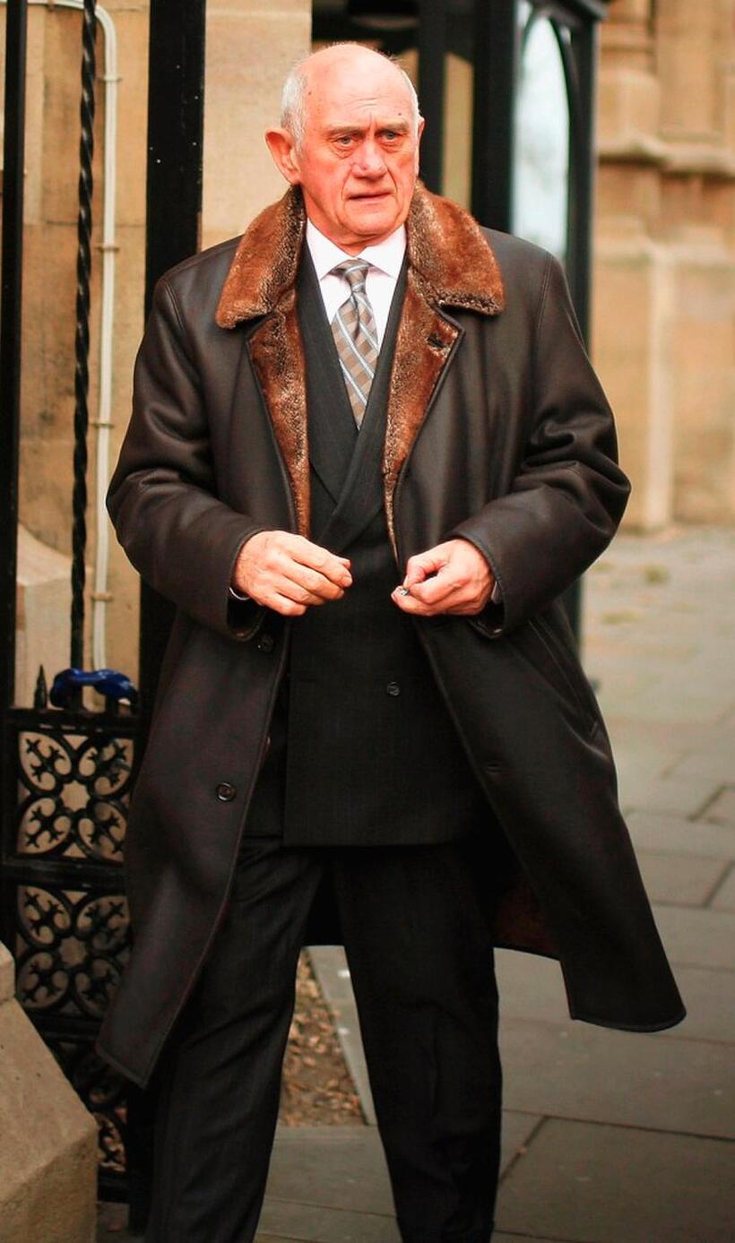John Bardon at the House of Parliament in London.