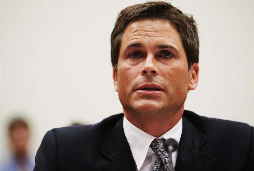 Rob Lowe at the House Select Energy Independence and Global Warming Committee.