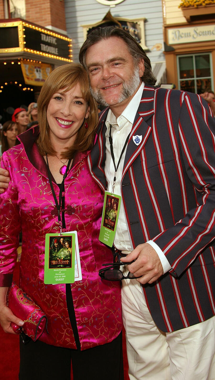 Phyllis Logan and Kevin McNally at the world premiere of "Pirates of the Caribbean 2: Dead Man's Chest."