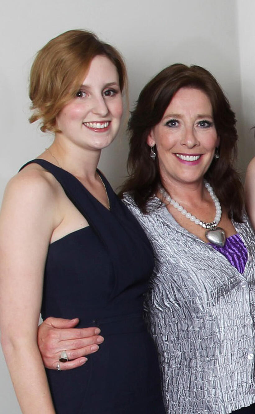 Laura Carmichael and Phyllis Logan at the Evening with Downton Abbey Raising Money For Merlin "The Medical Relief Charity" in UK.