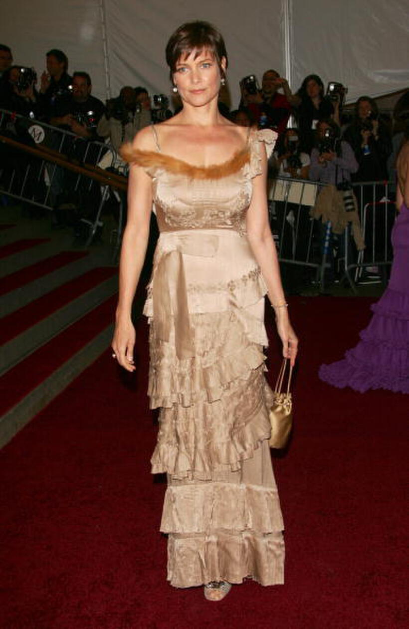 Carey Lowell at the Metropolitan Museum of Art Costume Institute Benefit Gala: Anglomania.